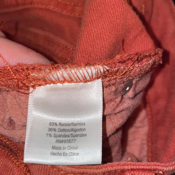 COPY - A.n.a shorts. Color: Burnt orange. Size: 8. - Picture 5 of 5